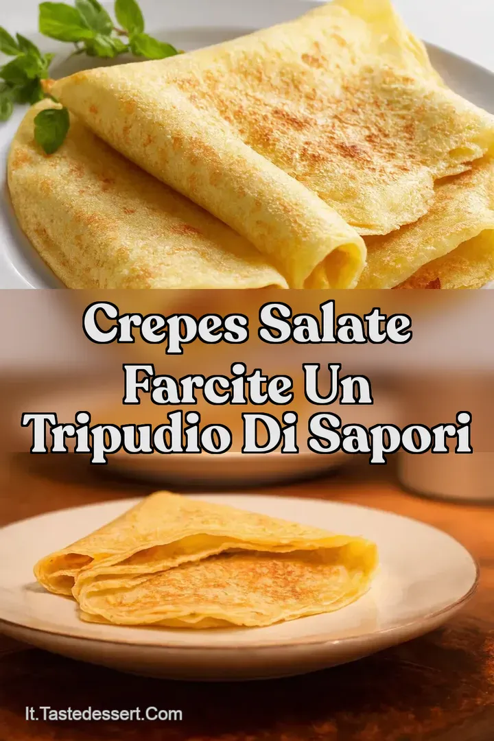 Crepes Salate Farcite Un tripudio di sapori