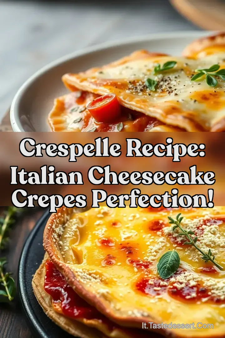 Crespelle Recipe: Italian Cheesecake Crepes Perfection!