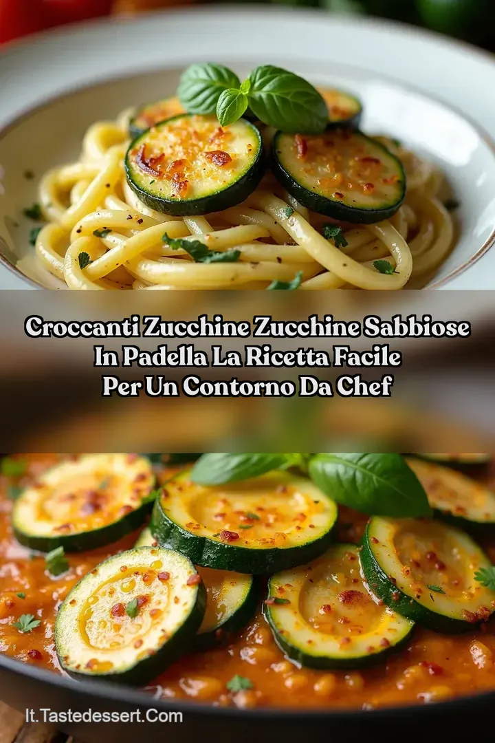 Croccanti Zucchine ZUCCHINE SABBIOSE IN PADELLA La Ricetta Facile per un Contorno da Chef