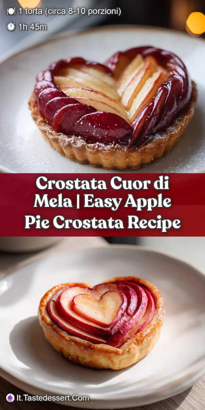 Close-up of tender baked apple slices, slightly caramelized, nestled in a crisp, buttery pastry.