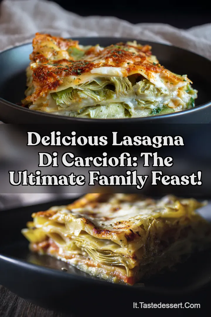 Delicious Lasagna di Carciofi: The Ultimate Family Feast!