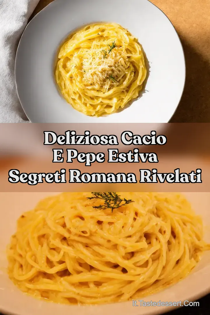 Deliziosa Cacio e Pepe Estiva Segreti Romana Rivelati