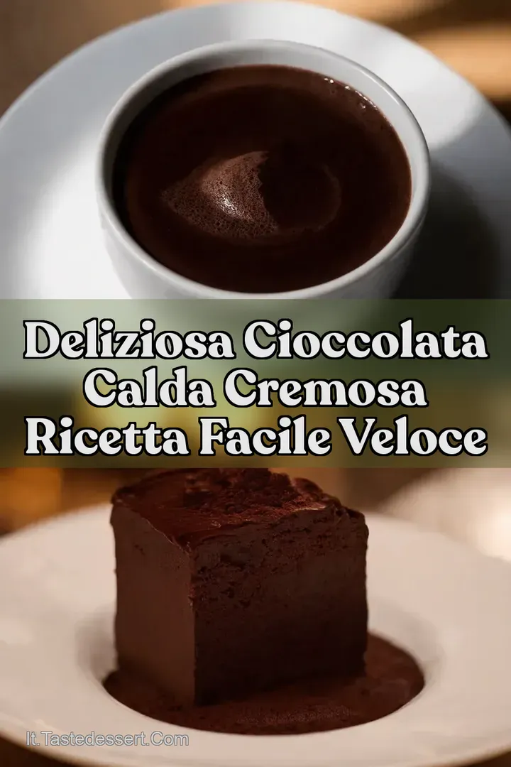 Deliziosa Cioccolata Calda Cremosa Ricetta Facile Veloce