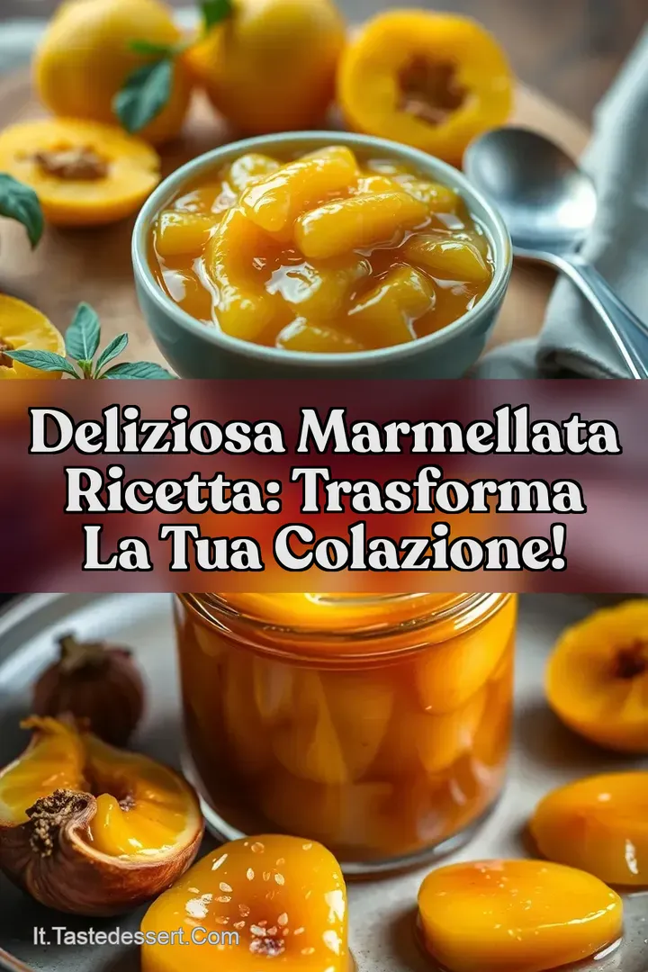 Deliziosa Marmellata Ricetta: Trasforma la Tua Colazione!