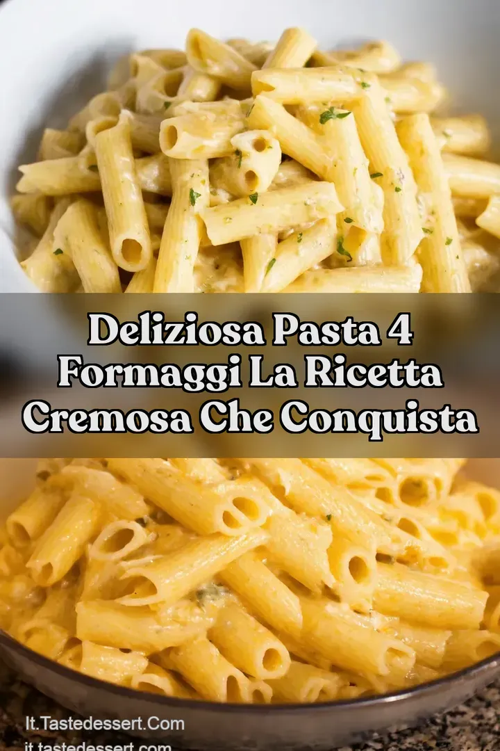 Deliziosa Pasta 4 Formaggi La Ricetta Cremosa Che Conquista