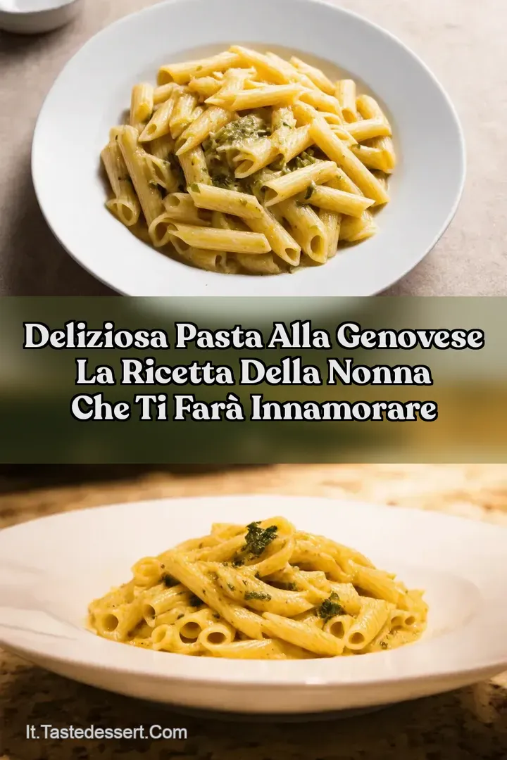 Deliziosa Pasta Alla Genovese La Ricetta Della Nonna Che Ti Far&agrave; Innamorare