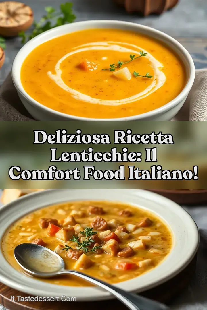Deliziosa Ricetta Lenticchie: Il Comfort Food Italiano!
