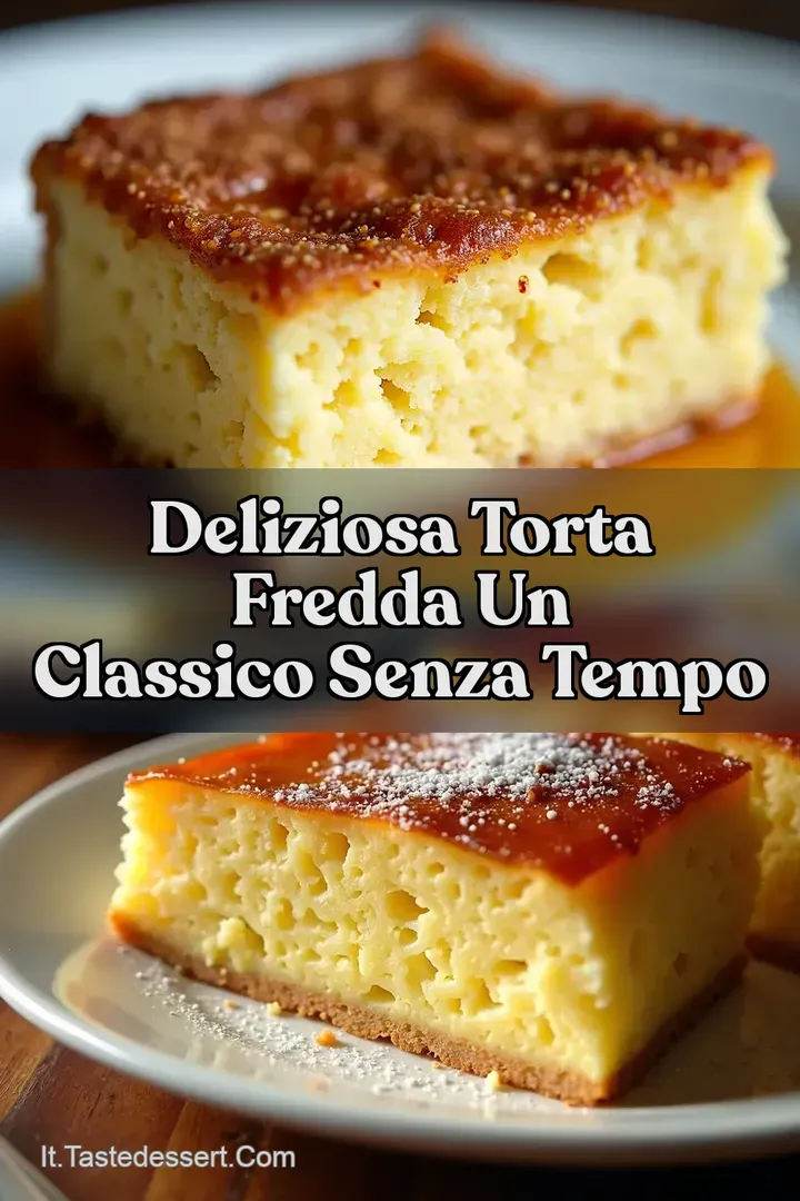 Deliziosa Torta Fredda Un Classico Senza Tempo
