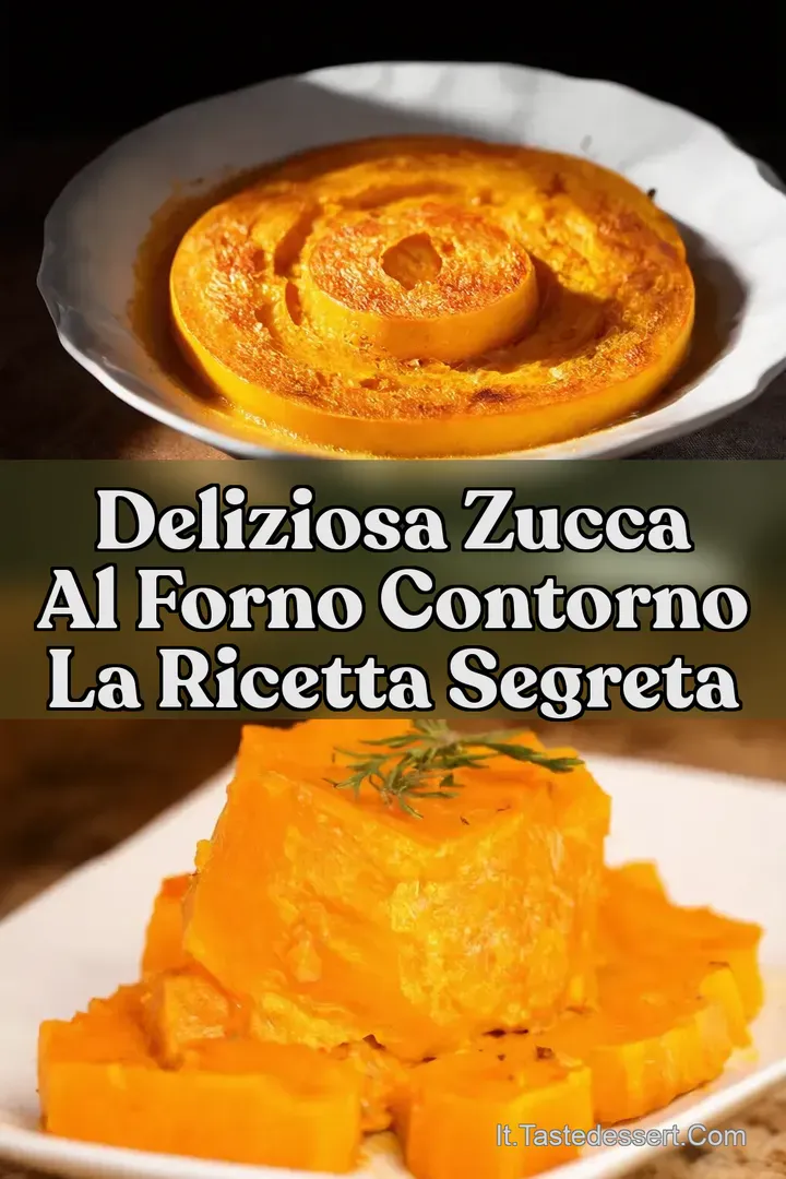 Deliziosa Zucca al Forno Contorno La Ricetta Segreta