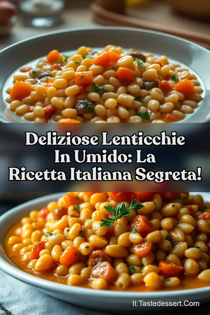 Deliziose lenticchie in umido: la ricetta italiana segreta!