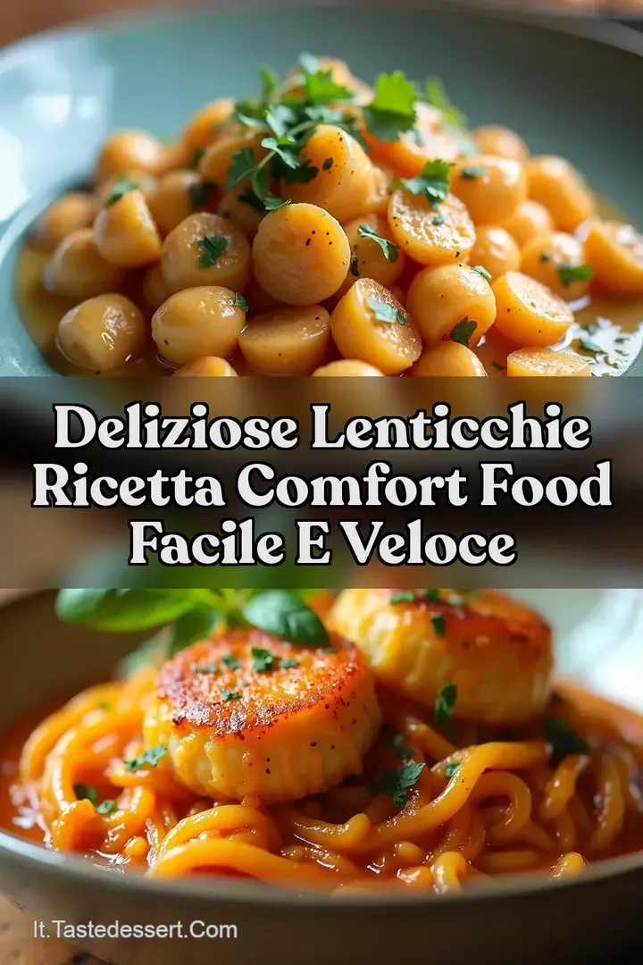 Deliziose Lenticchie Ricetta Comfort Food Facile e Veloce