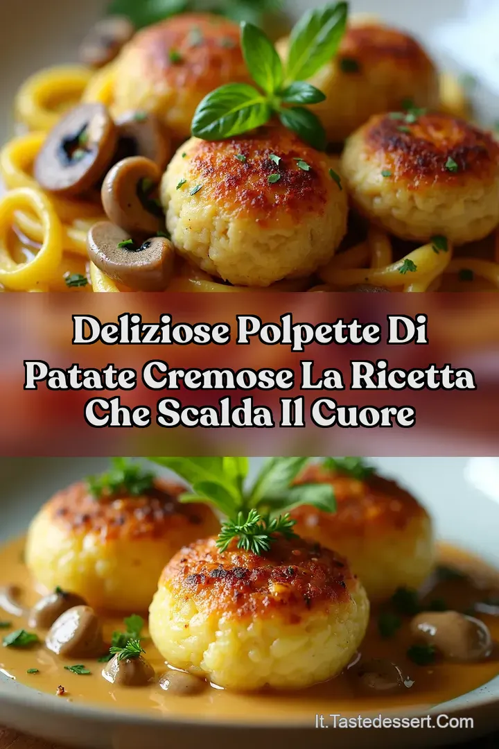 Deliziose Polpette di Patate Cremose La Ricetta che Scalda il Cuore