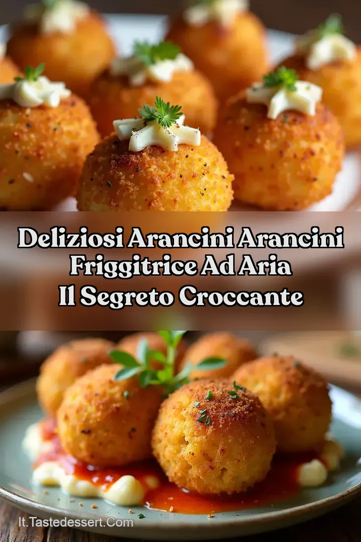 Deliziosi Arancini Arancini Friggitrice ad Aria Il Segreto Croccante
