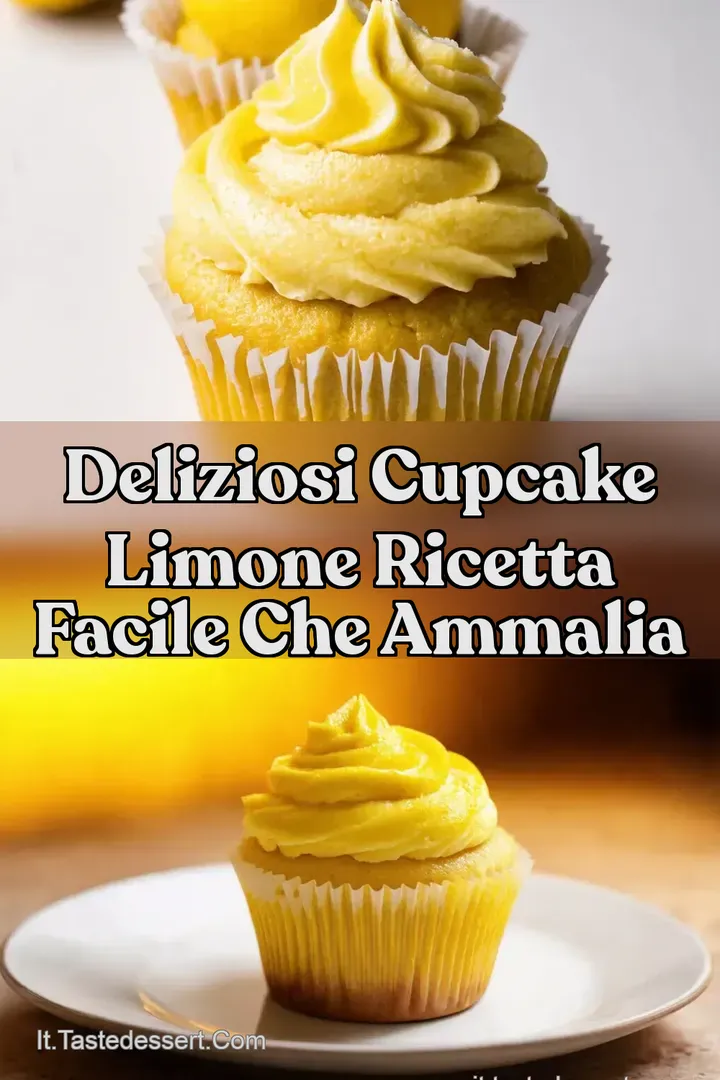 Deliziosi Cupcake Limone Ricetta Facile Che Ammalia