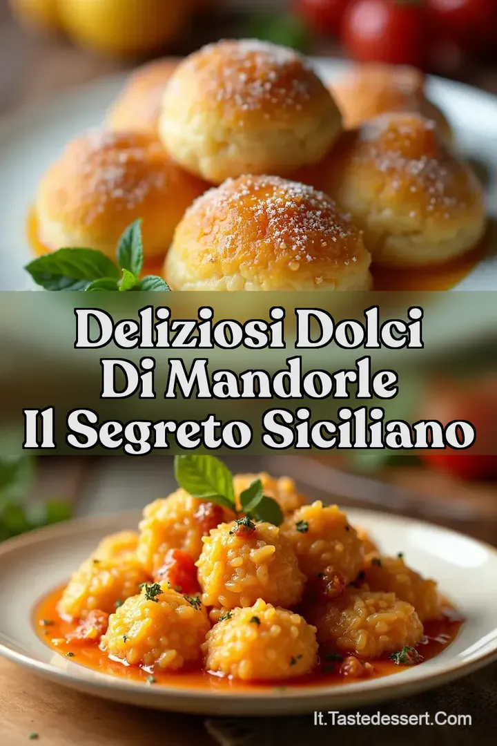 Deliziosi Dolci di Mandorle Il Segreto Siciliano