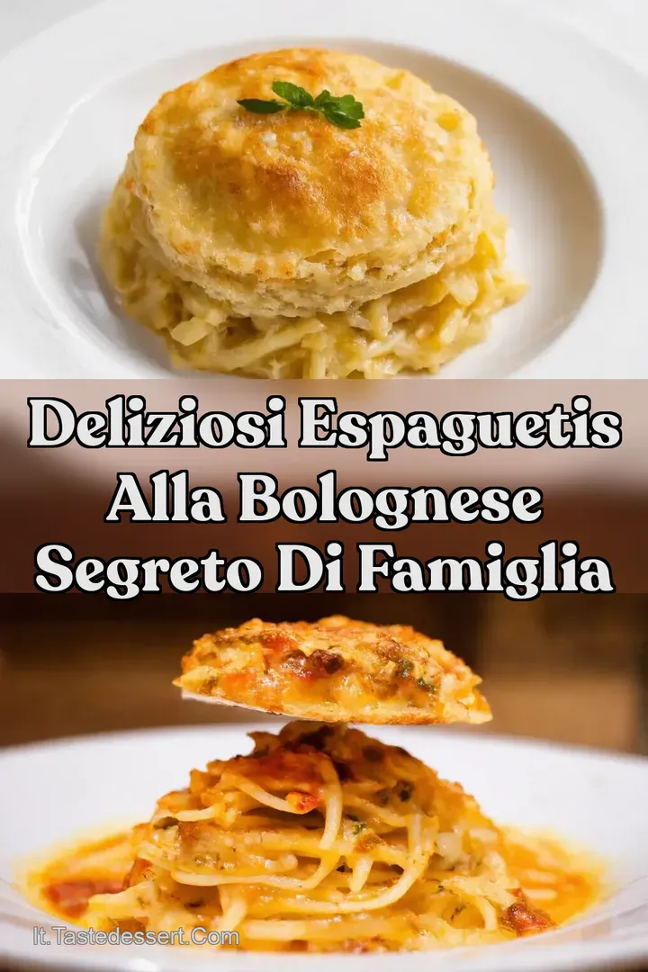 Deliziosi Espaguetis alla Bolognese Segreto di Famiglia