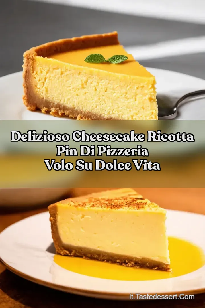Delizioso Cheesecake Ricotta Pin di Pizzeria Volo su Dolce Vita