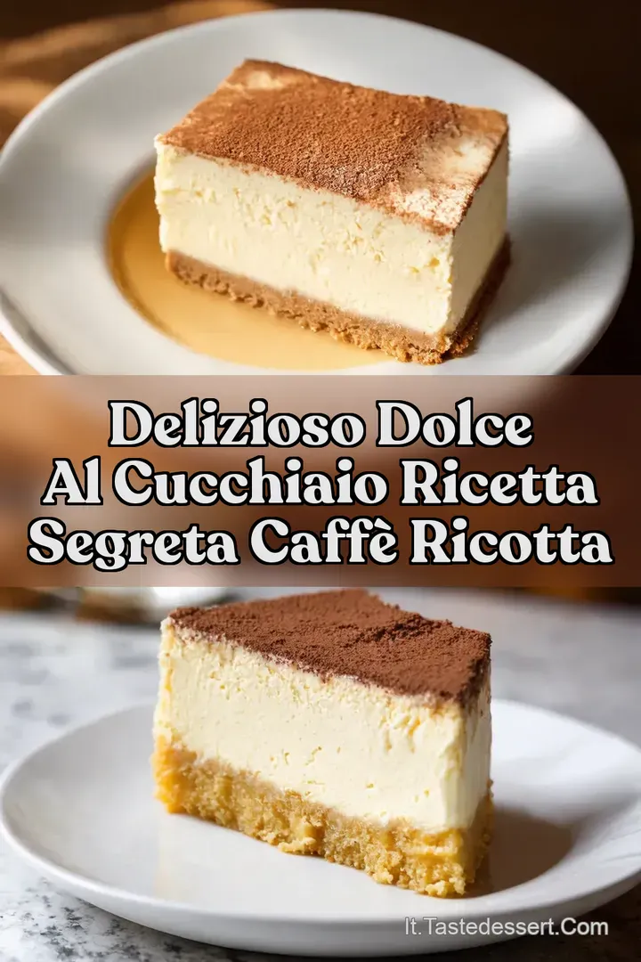 Delizioso Dolce al Cucchiaio Ricetta Segreta Caff&egrave; Ricotta
