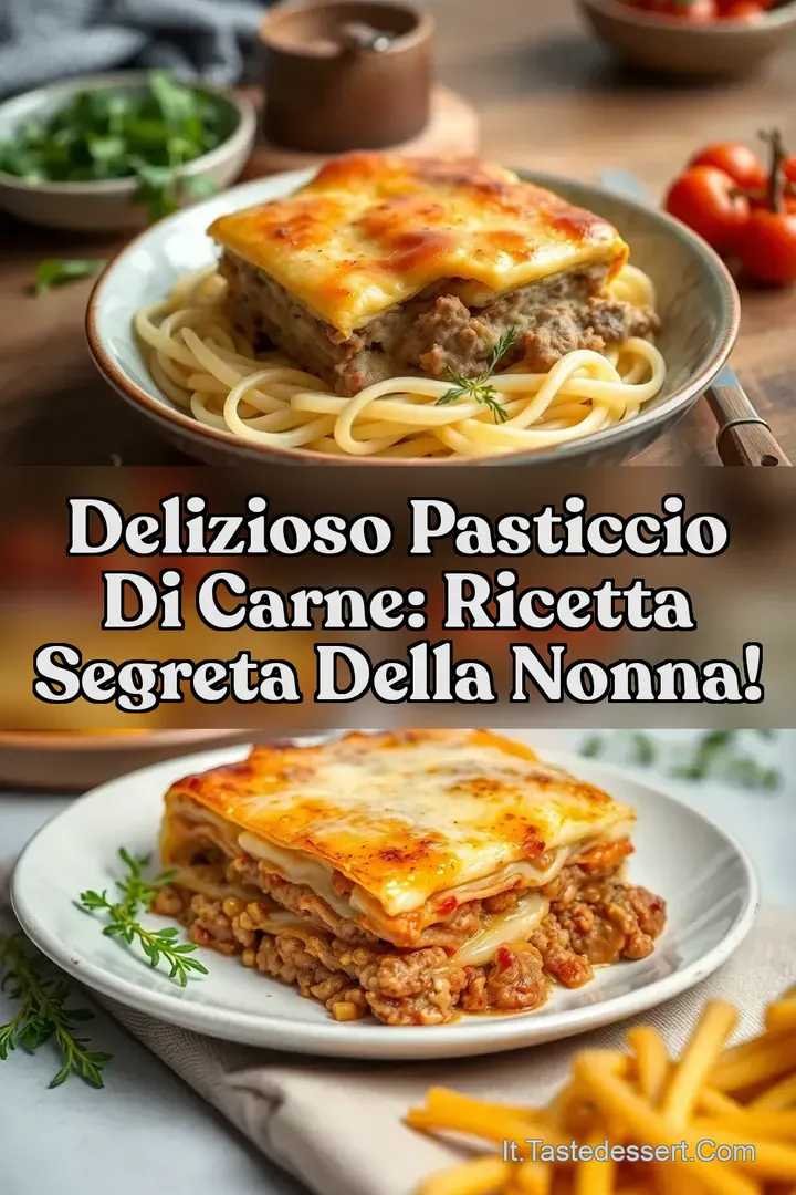 Delizioso Pasticcio di Carne: Ricetta Segreta della Nonna!