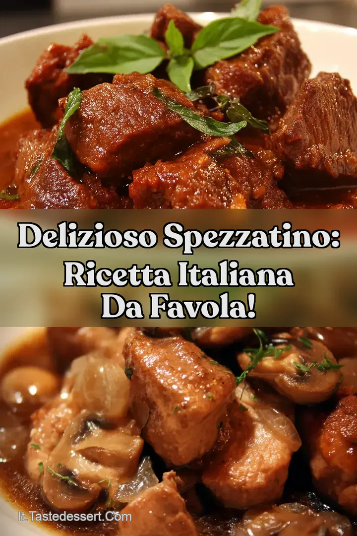 Delizioso Spezzatino: Ricetta Italiana da Favola!