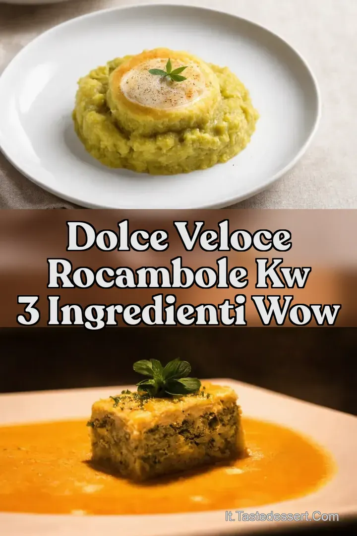 Dolce Veloce Rocambole kw 3 Ingredienti Wow