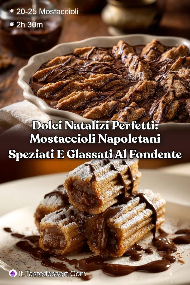 Dolci Natalizi Perfetti: Mostaccioli Napoletani Speziati e Glassati al Fondente
