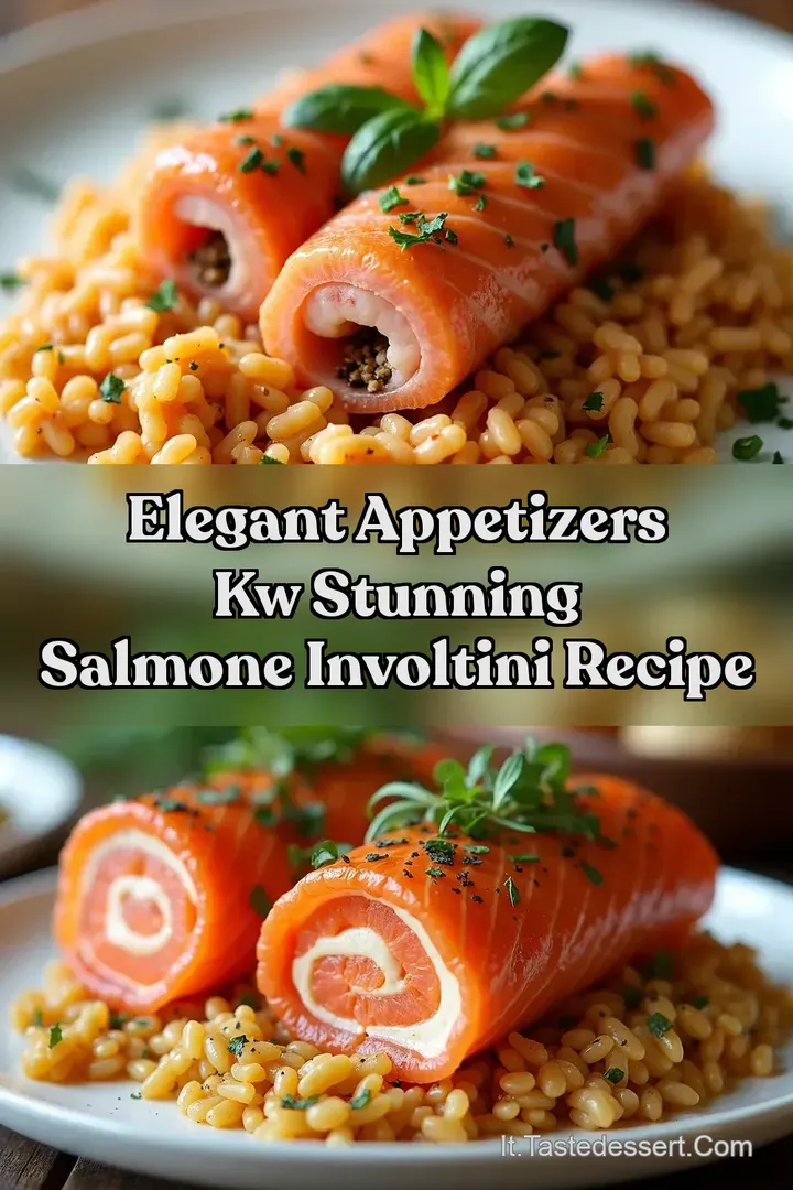 Elegant Appetizers kw Stunning Salmone Involtini Recipe