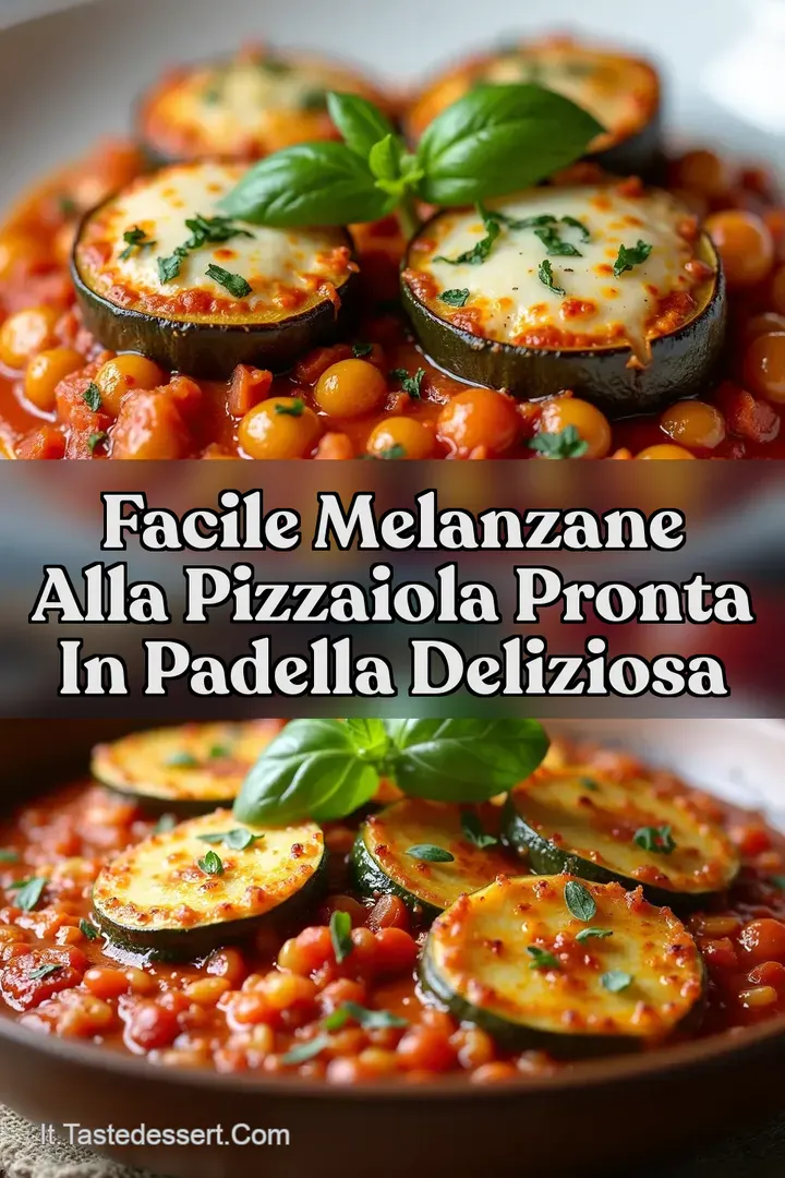 Facile Melanzane alla Pizzaiola Pronta in Padella Deliziosa