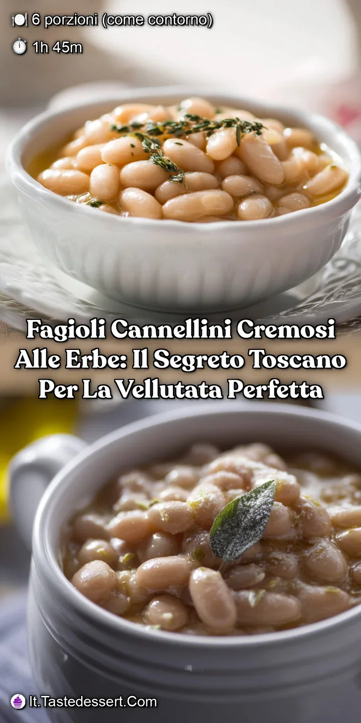 Fagioli Cannellini Cremosi alle Erbe: Il segreto toscano per la vellutata perfetta