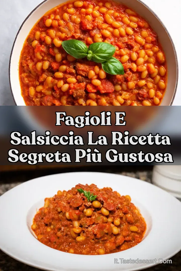 Fagioli e Salsiccia La ricetta segreta pi&ugrave; gustosa