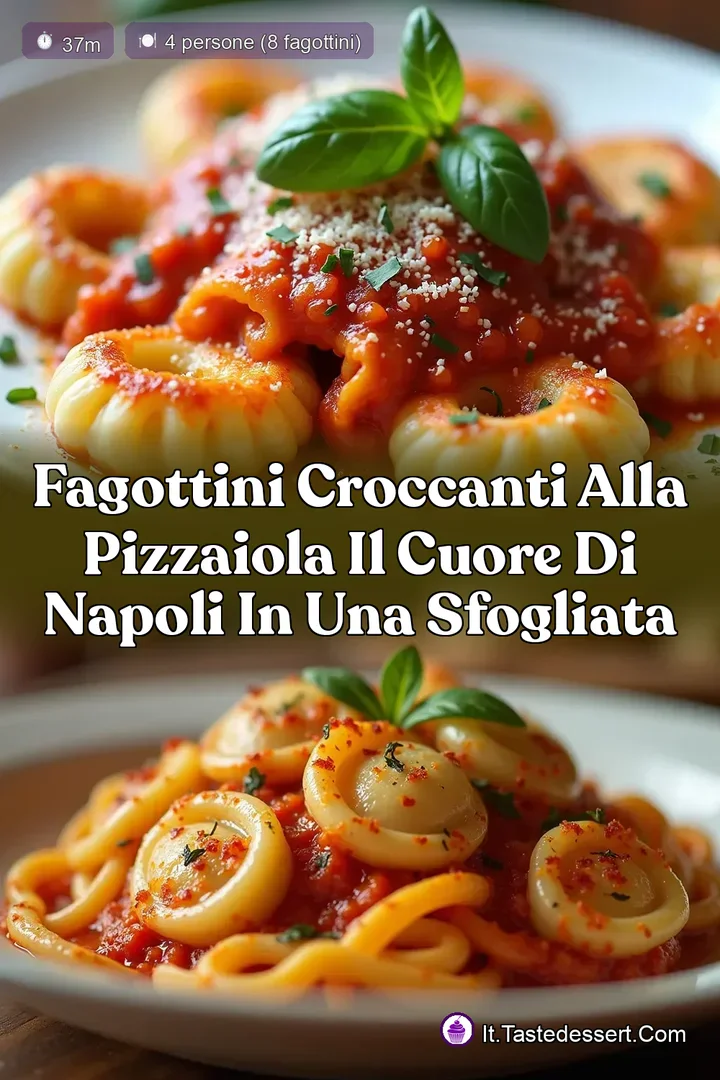 Fagottini Croccanti alla Pizzaiola Il Cuore di Napoli in una Sfogliata