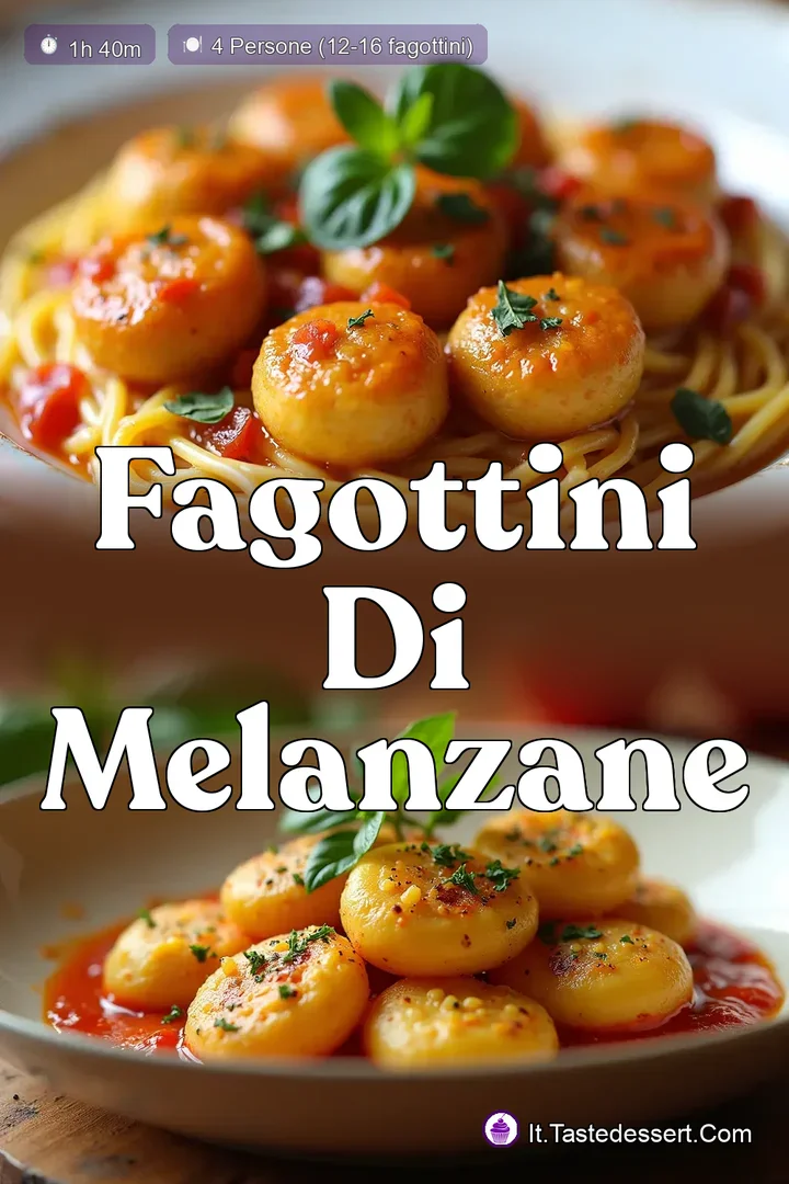 Fagottini di Melanzane Ripiene Ricetta Facile e Saporita - Ricette Dolci Deliziose