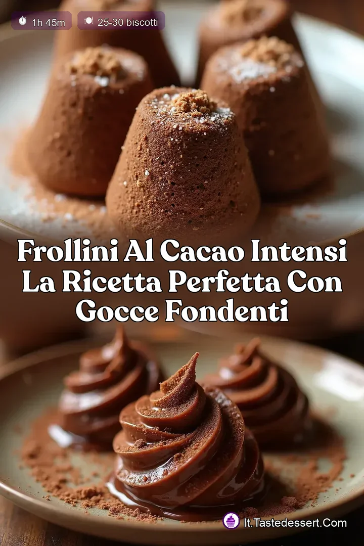 Frollini al Cacao Intensi La Ricetta Perfetta con Gocce Fondenti