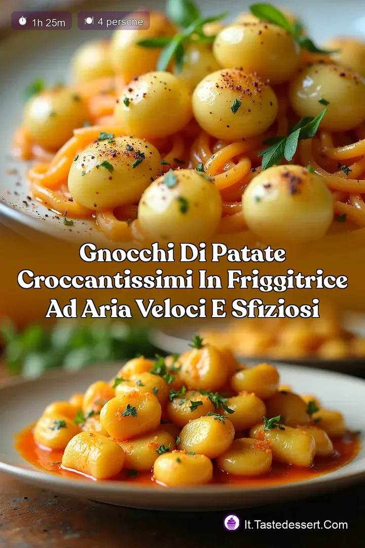 Gnocchi di Patate Croccantissimi in Friggitrice ad Aria Veloci e Sfiziosi