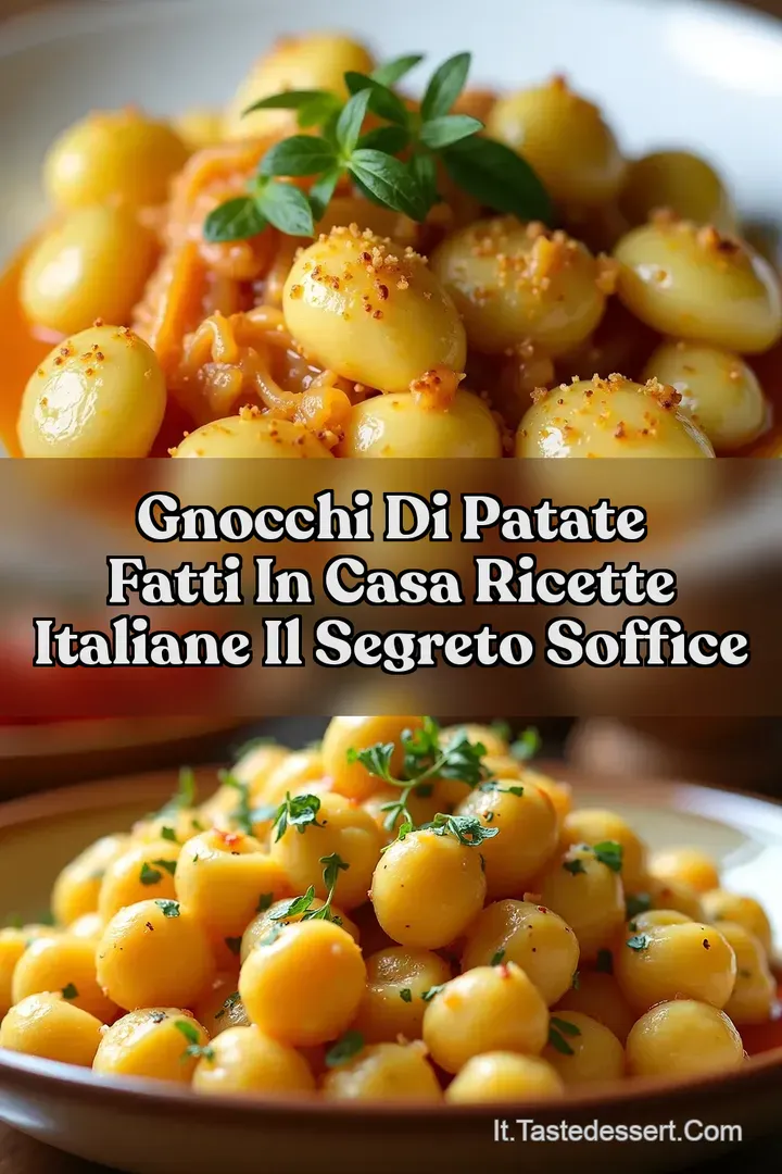 Gnocchi di Patate Fatti in Casa ricette italiane Il Segreto Soffice