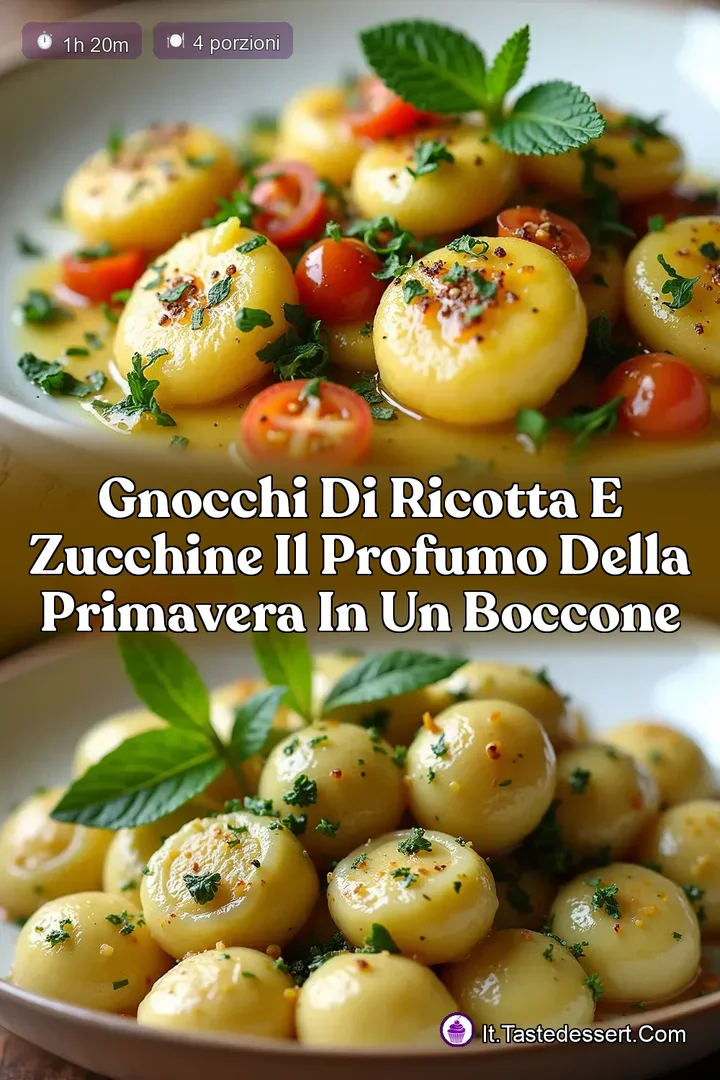Gnocchi di Ricotta e Zucchine Il Profumo della Primavera in un Boccone