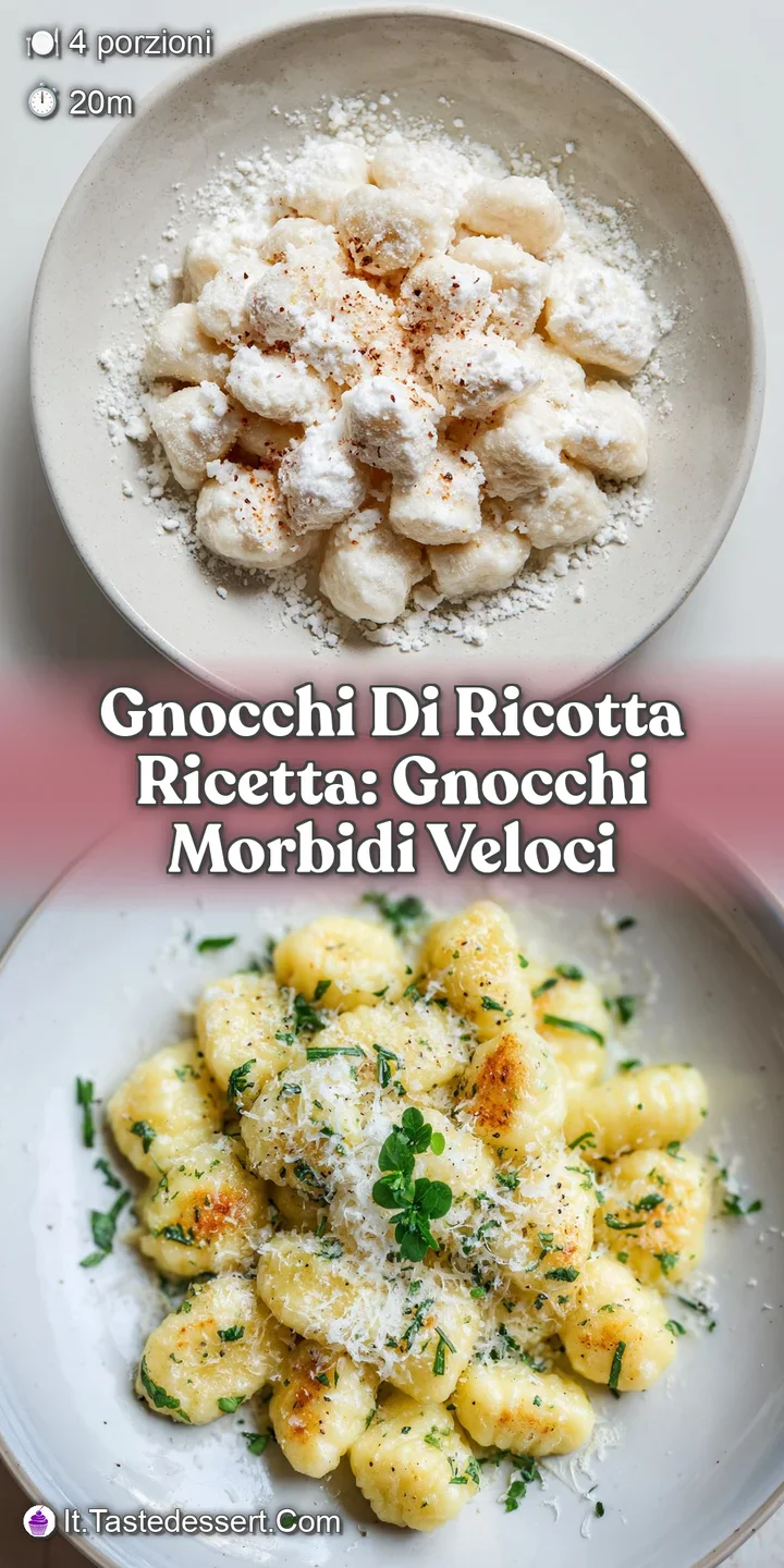Close-up reveals tender ricotta gnocchi, bathed in rich tomato sauce, with glistening parmesan and fragrant basil. Ready t...