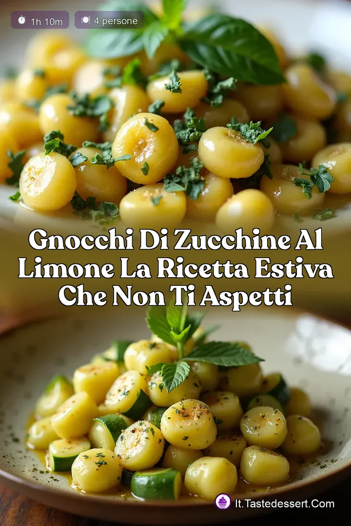 Gnocchi di Zucchine al Limone La Ricetta Estiva che Non Ti Aspetti