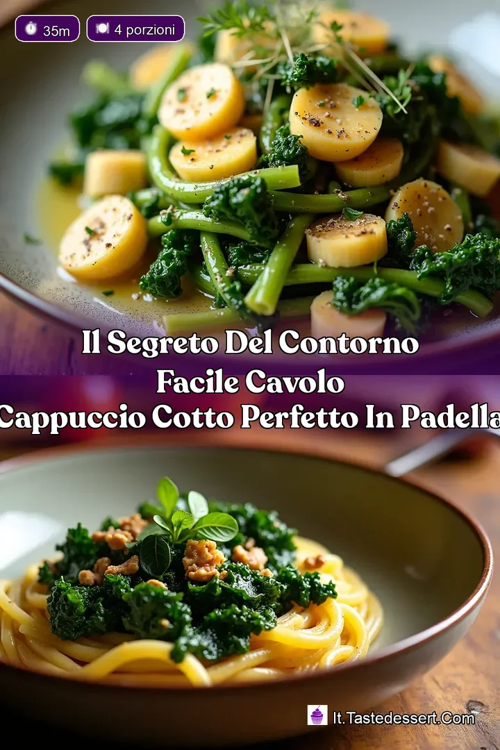 Il Segreto del Contorno Facile Cavolo cappuccio cotto Perfetto in Padella