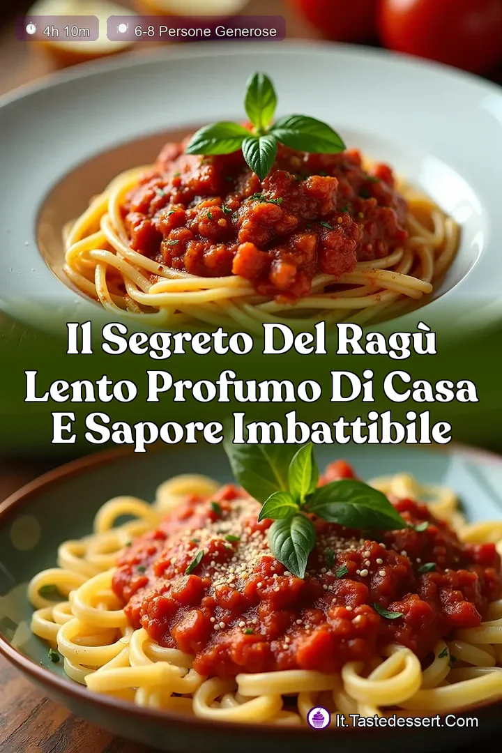 Il Segreto del Rag&ugrave; Lento Profumo di Casa e Sapore Imbattibile