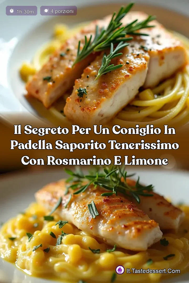 Il Segreto per un Coniglio in Padella Saporito Tenerissimo con Rosmarino e Limone