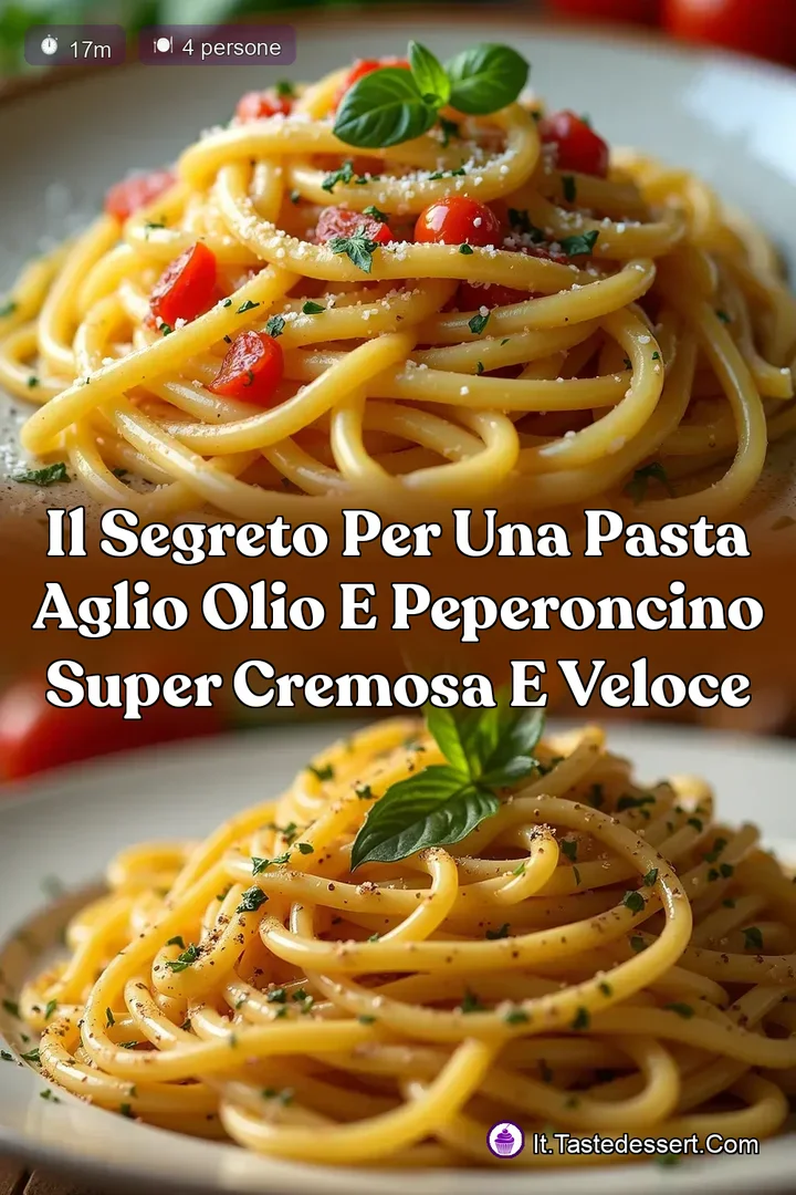 Il Segreto per una Pasta Aglio Olio e Peperoncino Super Cremosa e Veloce