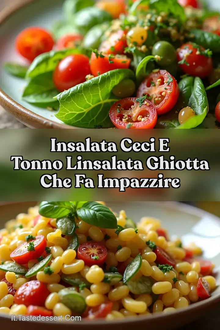 Insalata Ceci e Tonno LInsalata Ghiotta Che Fa Impazzire