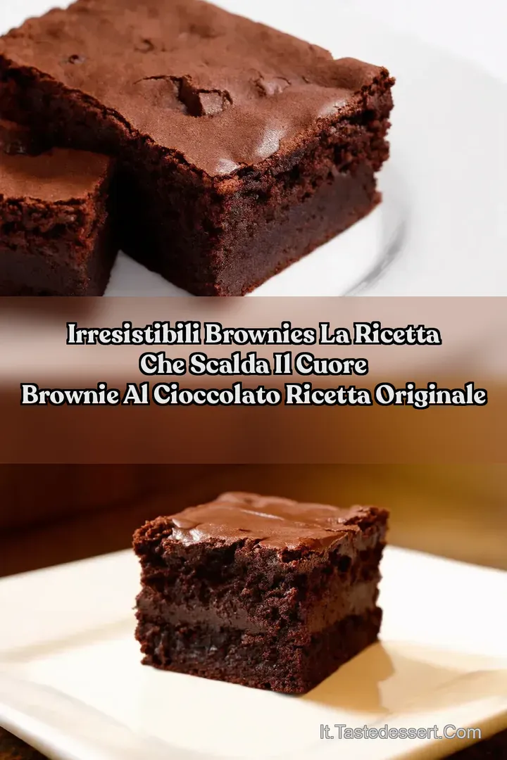 Irresistibili Brownies La Ricetta Che Scalda il Cuore Brownie al cioccolato ricetta originale
