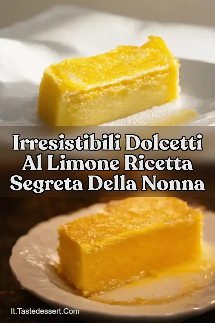 Irresistibili Dolcetti al Limone Ricetta Segreta della Nonna