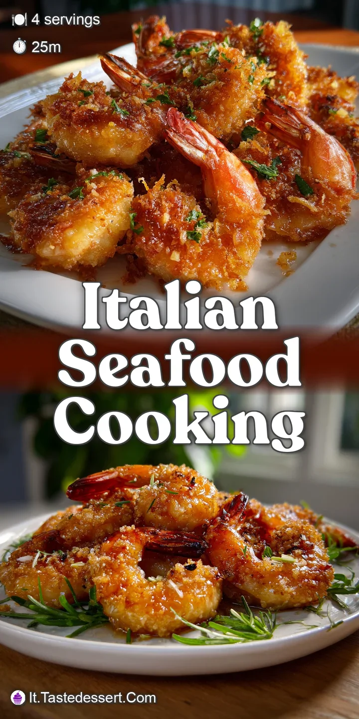 Close-up shot of succulent baked shrimp. The juicy shrimp are perfectly cooked, showcasing a delicate pink color and invit...