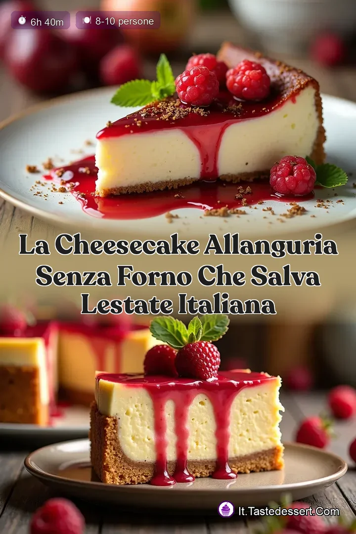 La Cheesecake allAnguria Senza Forno che Salva lEstate Italiana