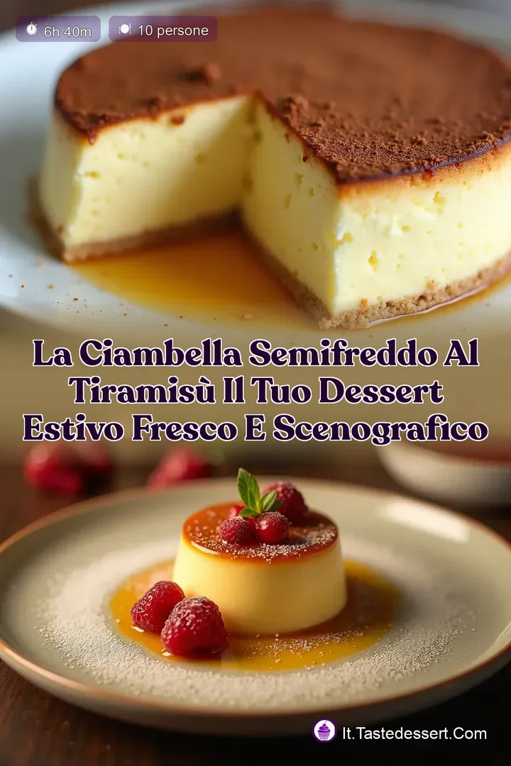 La Ciambella Semifreddo al Tiramis&ugrave; Il Tuo Dessert Estivo Fresco e Scenografico