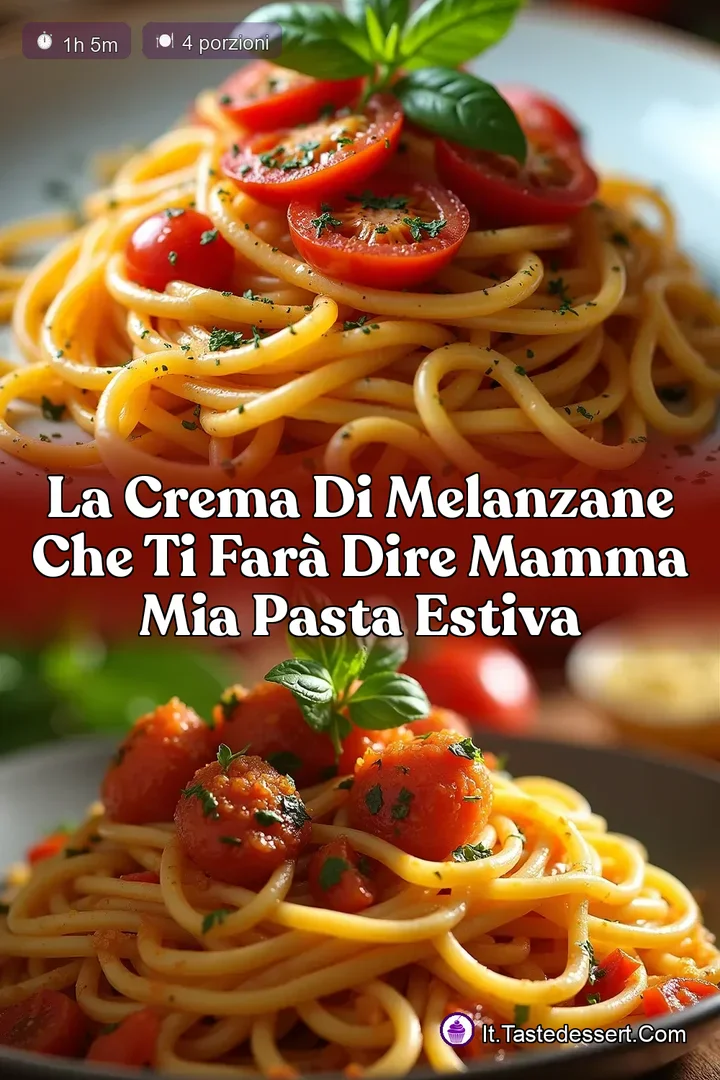 La Crema di Melanzane che ti Far&agrave; Dire Mamma Mia Pasta Estiva