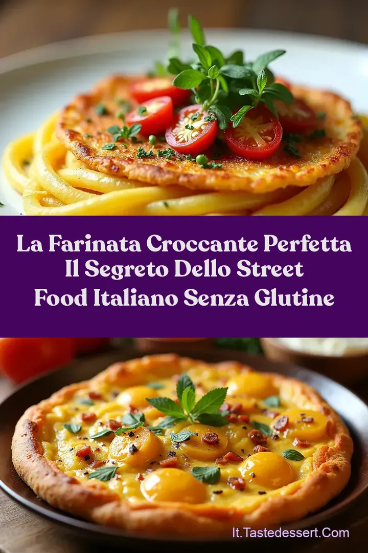 La Farinata Croccante Perfetta Il Segreto dello Street Food Italiano Senza Glutine